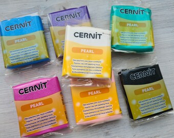 Arcilla polimérica metálica CERNIT, magenta, n.º 460, 56 g (2 oz