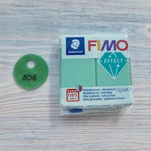 Pâte à Modeler FIMO Effect Finition Pierres Précieuses - Lot De 7 Blocs De 57g, Cuisson Au Four - 2