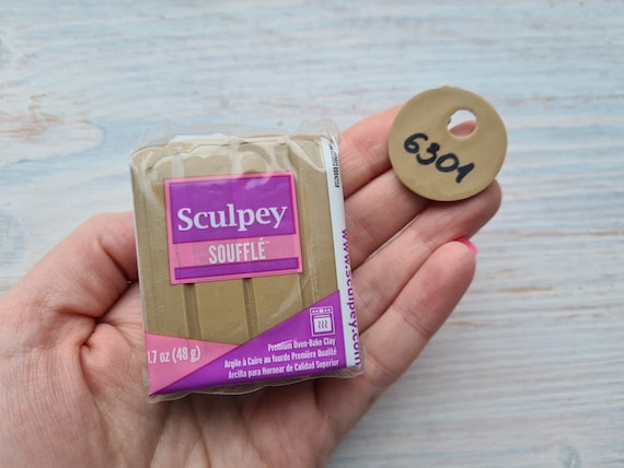 Sculpey Souffle Latte, Nr. 6301, Oven-bake Polymer Clay, 48 Gr, Oven-bake  Polymer Clay 