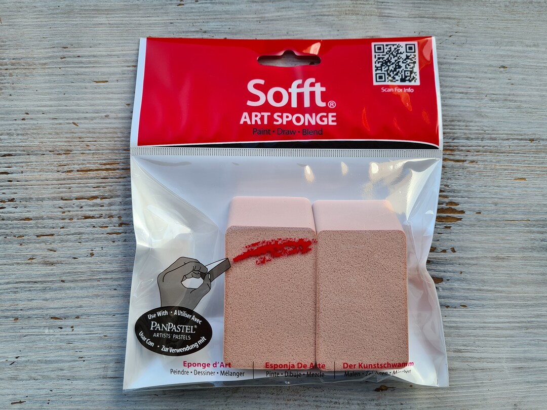 Panpastel Sofft Tools, Sponge Angel Slice, Flat, 2 Pcs., Soft Sponge ...