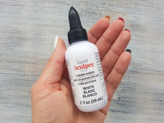 Sculpey Liquid Polymer Clay, White, 59 Ml, Bakeable, Mixing and Forming  Medium for All Polymer Clay Crafts, Jewelry Making Medium 