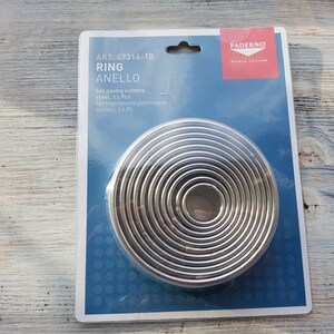 Metal round shape Circle cutting tool for Sculpey Metal clay Circle metal cutter 2cm Cernit Kato Pardo Polymer clay cutter tool Fimo