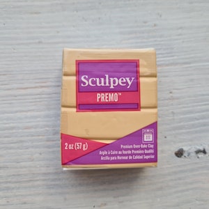 Sculpey Premo oven-bake polymer clay, Ecru, Nr. 5093, oven-bake polymer clay