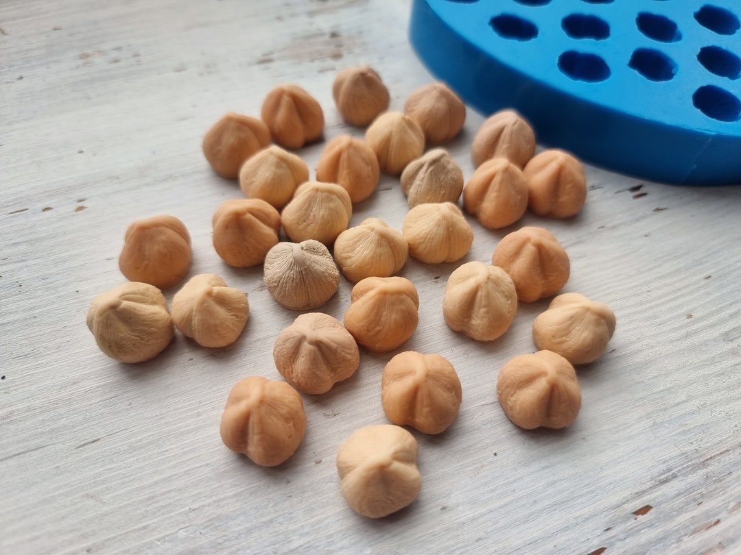 Silicone Mold of Hazelnut, 30 Psc., 1.21.8 Cm, Modeling Tool for