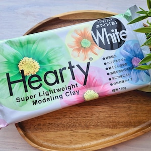 Padico Hearty, vit, 180 g, ultramjuk modelleringslera för miniatyrer, smycken och hantverksprojekt