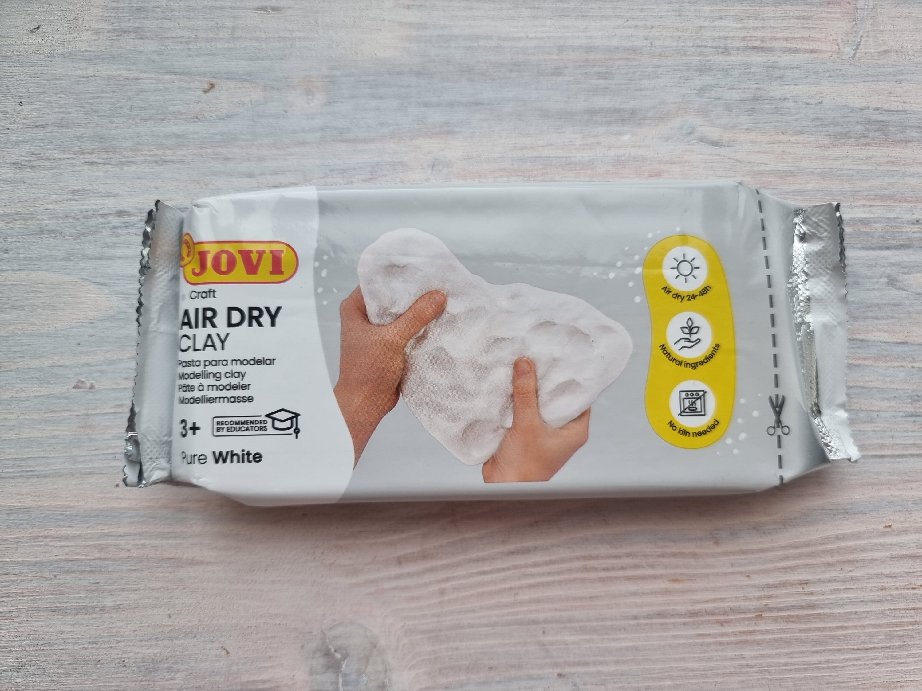 Pepy Premium European Air Dry Modeling Clay White 2.2 Lb Bar, Easy