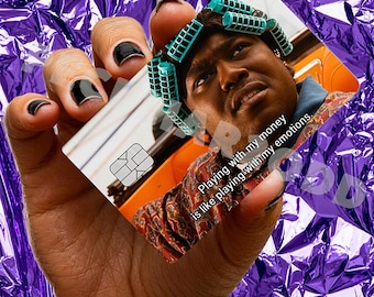 I'm Trying to Budget- Funny Card Decal