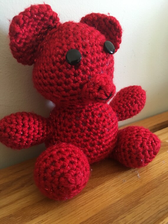 sparkly teddy bear