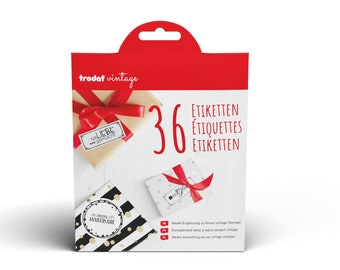 TRODAT Vintage Nachfüll-Etiketten (36 St.)