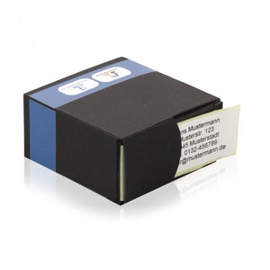 Adesivos de endereço em caixa dispensadora 60 x 30 mm 250 unidades (etiqueta em rolo) 4 cores 1200 dpi / Endereço grande