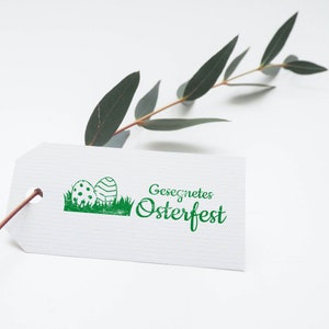 Easter wooden stamp - Blessed Easter (70 x 20 mm)