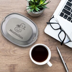 Lunch box &quot;Dragon&quot; for children stainless steel personalized