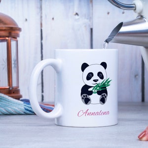 Ceramic mug &quot;Panda&quot; mug for children with individual print