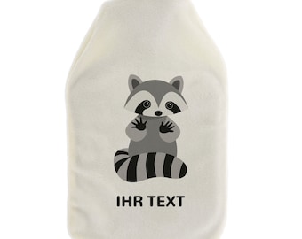 Wärmflasche "Waschbär" inkl. individueller Druck