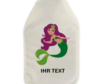 Wärmflasche "Meerjungfrau" inkl. individueller Druck