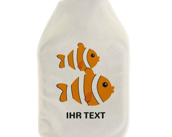 Wärmflasche "Fische" inkl. individueller Druck