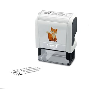 Timbro con nome "Fox" Trodat Printy 4912