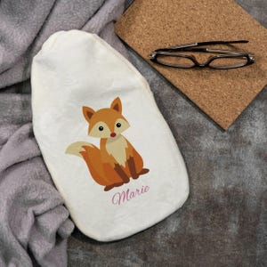 Hot water bottle &quot;Fox&quot; Hot water bottle for children with individual print