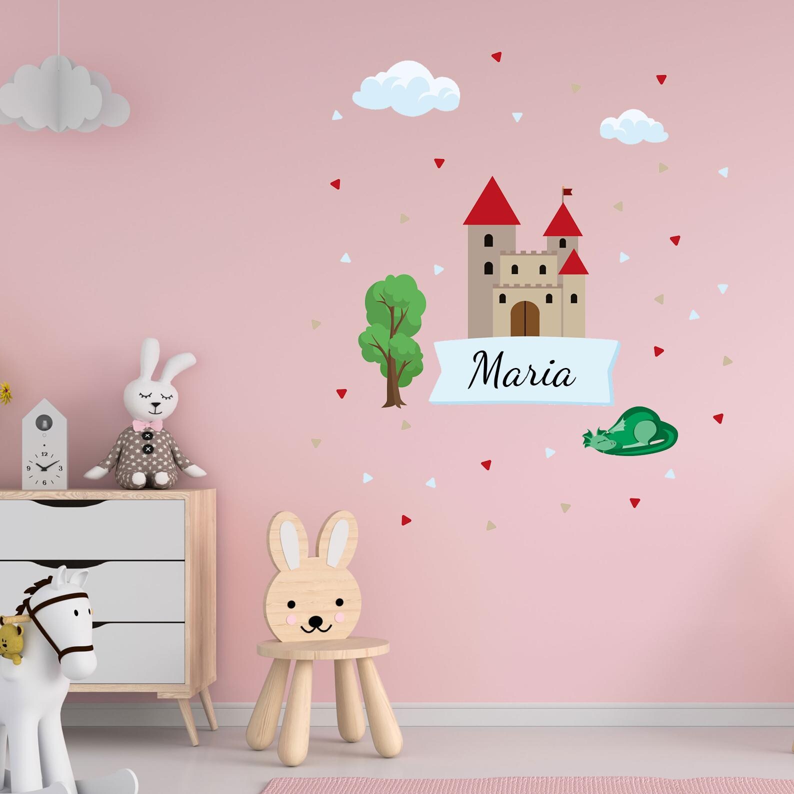 3D Wall Sticker Graffiti Wall Sticker Name Edward Wall Breakthrough Sticker Boy Self-Adhesive Wall Sticker Boys Decoration Children's Room 11MB497, Wall Picture Size F: Approx. 140 Cm X 82 Cm - View #2