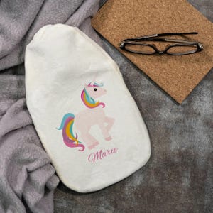 Hot water bottle &quot;Unicorn&quot; Hot water bottle for children with individual print