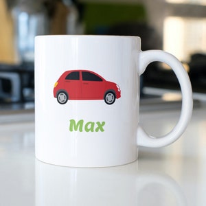 Ceramic mug &quot;Car&quot; mug for children with individual print