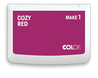 COLOP stamp pad MAKE 1 &quot;cozy red&quot; (90 x 50 mm)