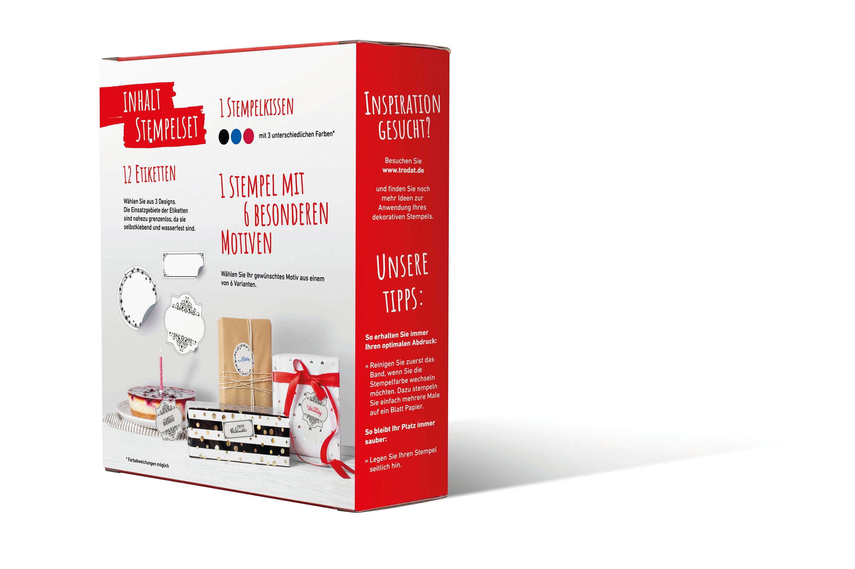 Trodat ビンテージ スタンプ「SPECIAL OCCASIONS」6 つのドイツ語 