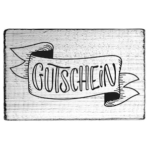 Vintage stamp &quot;Voucher&quot;