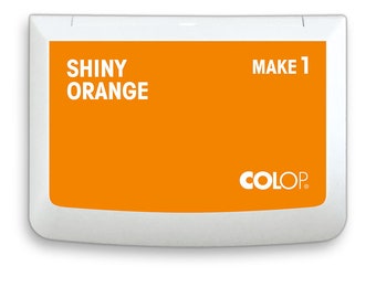 COLOP stamp pad MAKE 1 &quot;shiny orange&quot; (90 x 50 mm)