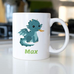 Ceramic mug &quot;Dragon&quot; mug for children with individual print
