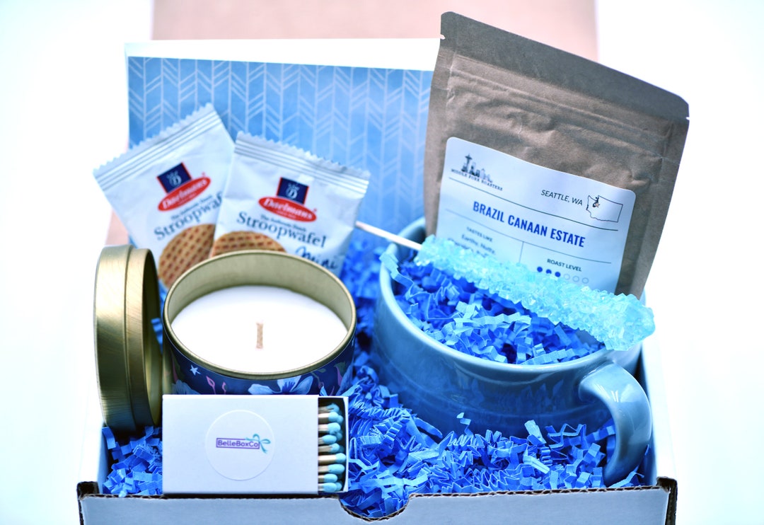 Coffee Gift Box Coffee Gift Basket Gift for Her Friend Etsy