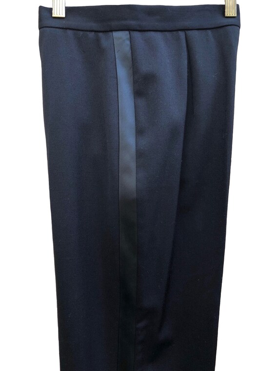 tuxedo pants satin stripe