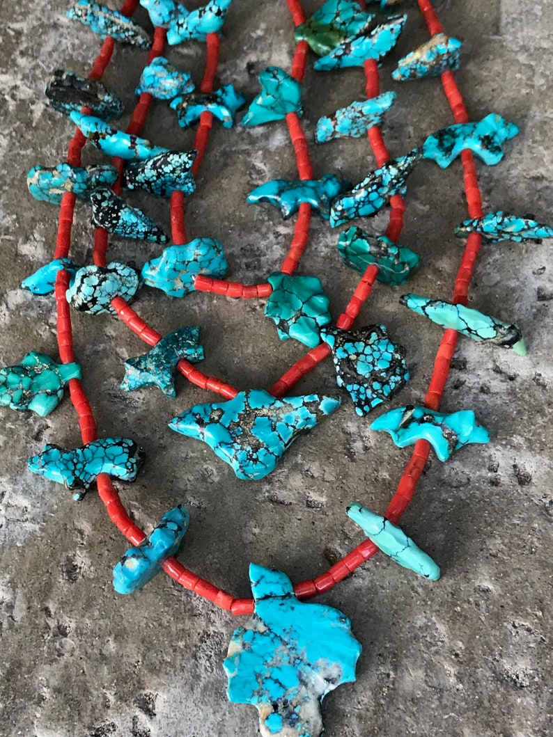 Zuni indian leekya fetish beads