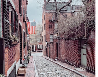 Boston Acorn Street DIGITAL Druck