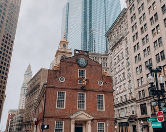 Boston Old State House Downtown DIGITAL Print
