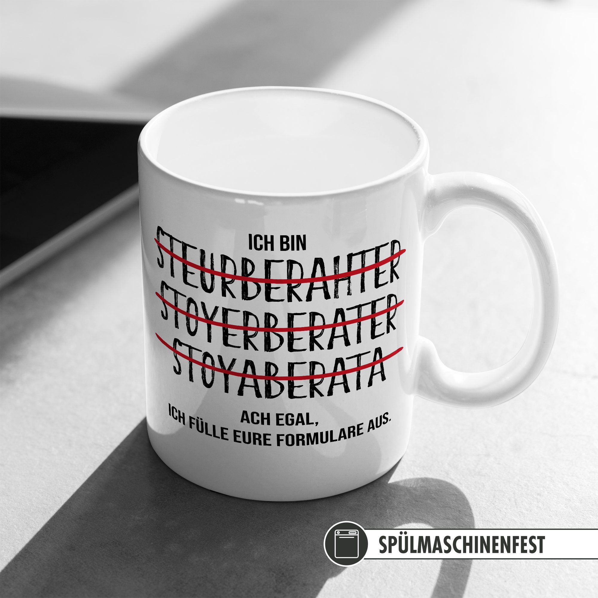 Lustige Steuerberaterin Tasse Mit Einhorn-Spruch – Geschenkidee Für Beruf & Kanzlei, 330 Ml, Spülmaschinenfest