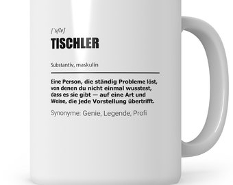 Taza carpintero divertido, carpintero profesión de regalo carpintero, carpintero taza de café carpintería regalo idea maestro carpintero artesano taza