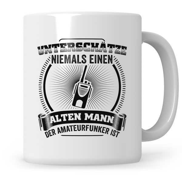 Amateurfunk Tasse Funker Funkgerät Amateurfunker Geschenk Kaffeetasse