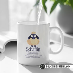 Tasse Chefin Geschenke Führungskraft Vorgesetzte Abteilungsleiterin Kaffeebecher lustige Geschenkidee Kaffeetasse Beförderung Schäffin Bild 4