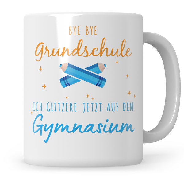 Gymnasium 5. Klasse Geschenk Tasse Gymnasium Übergang Schulwechsel Grundschule Gymnasium Empfehlung Übertritt Kakaobecher Junge Becher