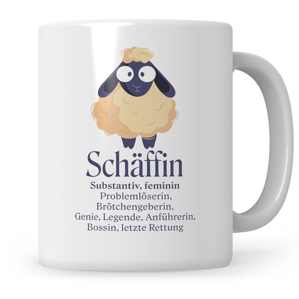 Tasse Chefin Geschenke Führungskraft Vorgesetzte Abteilungsleiterin Kaffeebecher lustige Geschenkidee Kaffeetasse Beförderung Schäffin