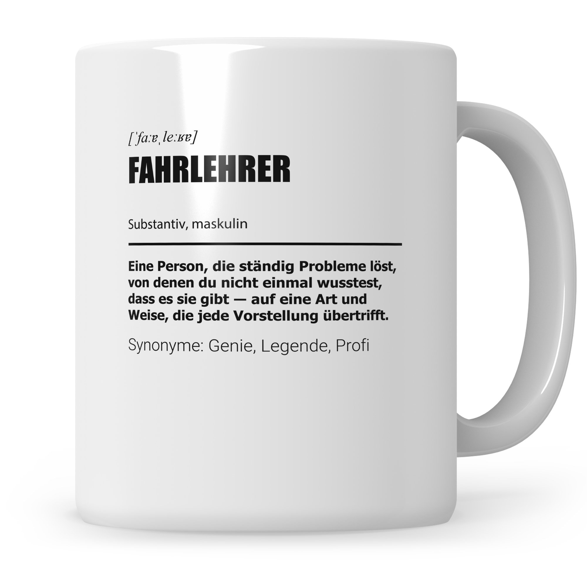 Fahrlehrer Tasse Fahrschule Geschenk - .de