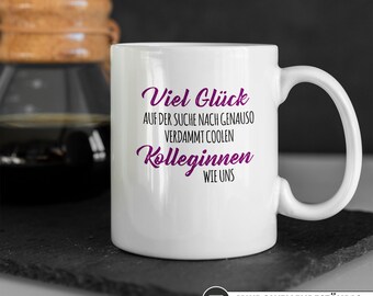 Abschiedsgeschenk Kaffeetasse Für Kollegen – Bedruckt, Spülmaschinenfest, Mit Schutzverpackung