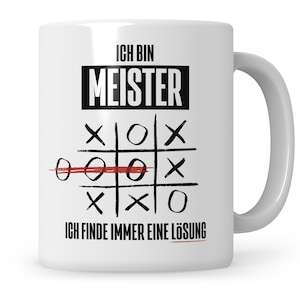 Meister Tasse Meisterprüfung Meistertitel Prüfung Meister
