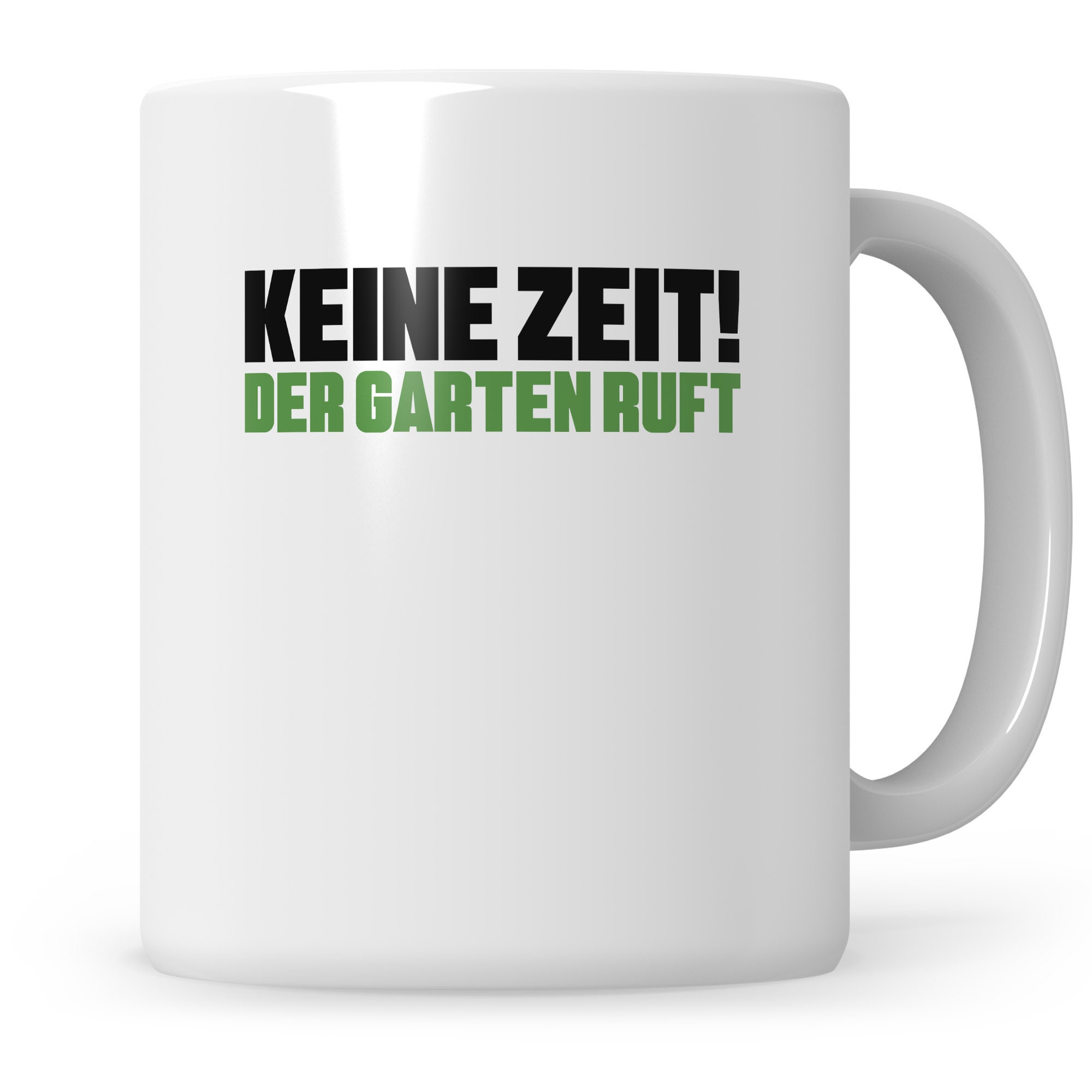 Gärtner-Tasse Mit Spruch – „Ich Bin Jetzt Im Garten“, Spülmaschinenfest, 330 Ml