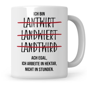 Traktor Tasse 'Trecker Unser' - Lustiger Bauernhof-Kaffeebecher Für Landwirte & Traktor-Fans