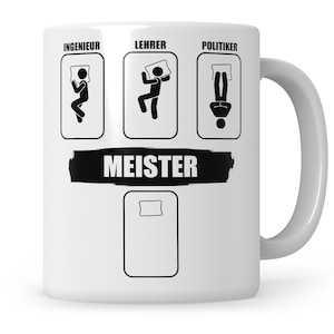 Meister Tasse Meisterprüfung Meistertitel Prüfung Meister