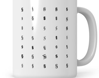 Taza de regalo de ley con dicho para abogado, abogado, idea de regalo, juez, abogado, abogado, asesor fiscal, abogado