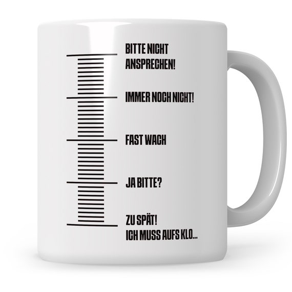 Lustige Büro Tasse Bitte nicht ansprechen Kollegen Geschenk für Kollegin oder Kollege schwarzer Humor, Sarkasmus Witz Office Werkstatt Tasse
