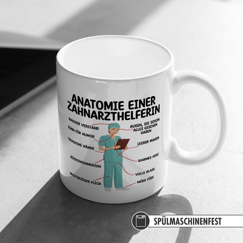 Tasse Zahnarzthelferin lustig Zahn Arzthelferin Geschenkidee Etsy.de